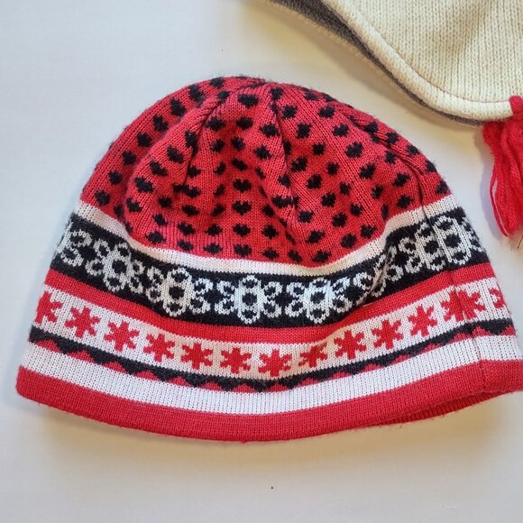 Lot of 2~Spyder Ski Snow Wool Beanie/Hat Outdoor Snowboard Winter Youth/Kid - Picture 6 of 10
